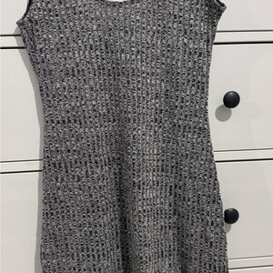 NBD Black and White Knit Top